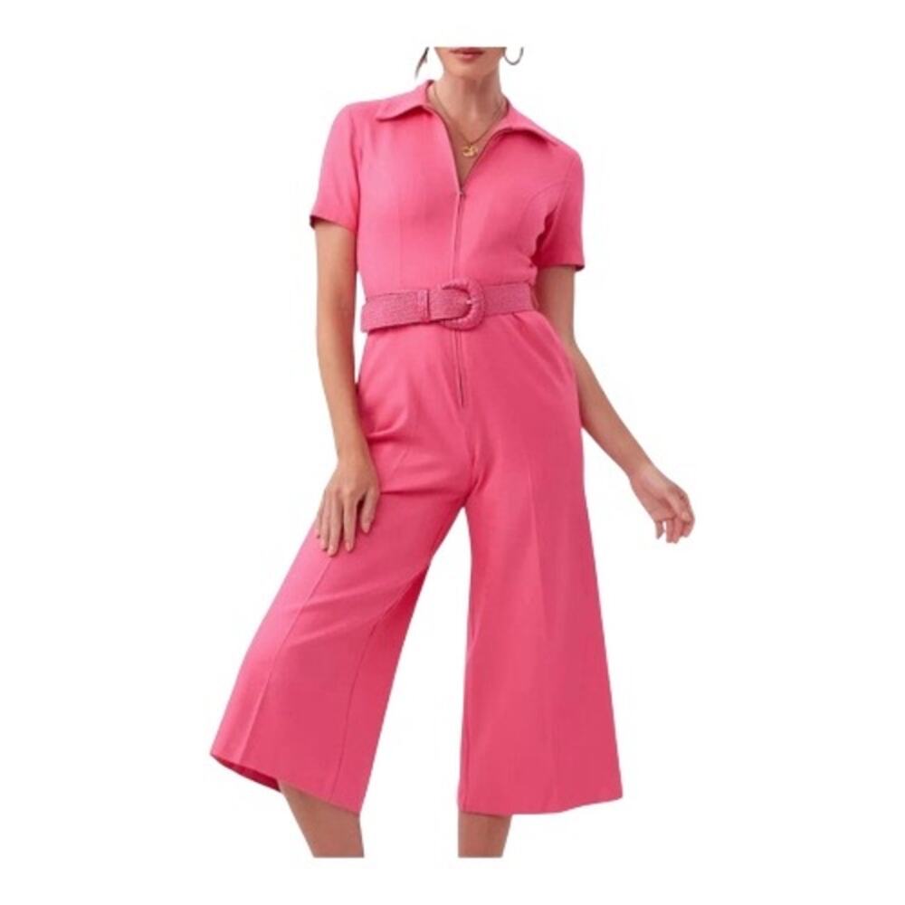 Trina Turk Jumpsuit 2 Pink Jannise NWT